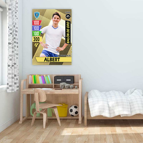 Cromo de Fútbol Personalizado