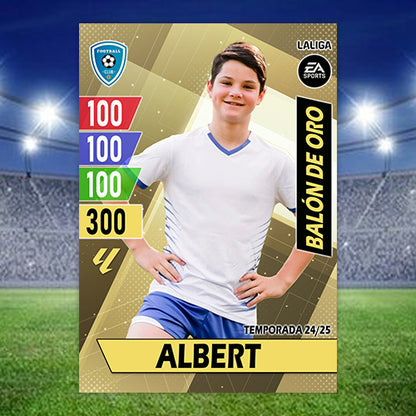 Cromo de Fútbol Personalizado