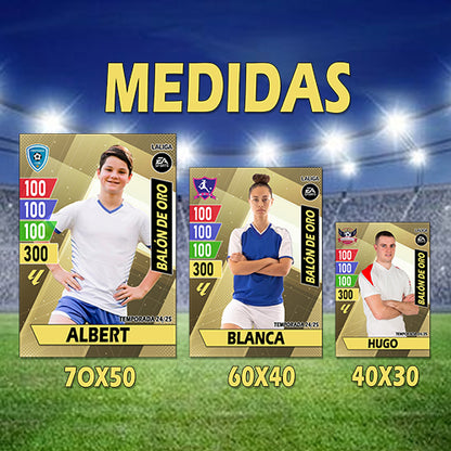 Cromo de Fútbol Personalizado